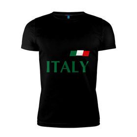 Мужская футболка премиум с принтом Сборная Италии - 1 в Белгороде, 92% хлопок, 8% лайкра | приталенный силуэт, круглый вырез ворота, длина до линии бедра, короткий рукав | football | буффон | италия | сборная италии