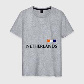 Мужская футболка хлопок с принтом Нидерланды - Уэсли Снейдер 10 (Snaijder) в Белгороде, 100% хлопок | прямой крой, круглый вырез горловины, длина до линии бедер, слегка спущенное плечо. | football | голландия | нидерланды | сборная нидерланд | снейдер