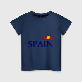Детская футболка хлопок с принтом Сборная Испании - 9 в Белгороде, 100% хлопок | круглый вырез горловины, полуприлегающий силуэт, длина до линии бедер | football евро 2016 euro2016 euro 2016 | евро 2012 | испания | сборная испании
