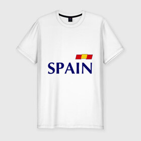 Мужская футболка премиум с принтом Сборная Испании - 9 в Белгороде, 92% хлопок, 8% лайкра | приталенный силуэт, круглый вырез ворота, длина до линии бедра, короткий рукав | football евро 2016 euro2016 euro 2016 | евро 2012 | испания | сборная испании