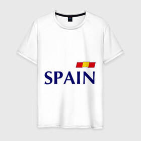 Мужская футболка хлопок с принтом Сборная Испании - 10 в Белгороде, 100% хлопок | прямой крой, круглый вырез горловины, длина до линии бедер, слегка спущенное плечо. | football | евро 2012 | испания евро 2016 euro2016 euro 2016 | сборная испании