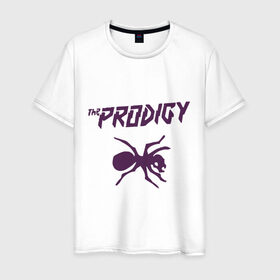 Мужская футболка хлопок с принтом The Prodigy паук в Белгороде, 100% хлопок | прямой крой, круглый вырез горловины, длина до линии бедер, слегка спущенное плечо. | prodigy | the prodigy | паук | продеджи | продиджи | продиджы