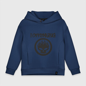 Детское худи Oversize хлопок с принтом The Offspring classic logo в Белгороде, френч-терри — 70% хлопок, 30% полиэстер. Мягкий теплый начес внутри —100% хлопок | боковые карманы, эластичные манжеты и нижняя кромка, капюшон на магнитной кнопке | группы | музыка | музыкальные группы | панк | рок | рок музыка