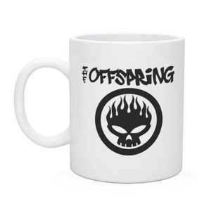 Кружка с принтом The Offspring classic logo в Белгороде, керамика | объем — 330 мл, диаметр — 80 мм. Принт наносится на бока кружки, можно сделать два разных изображения | Тематика изображения на принте: группы | музыка | музыкальные группы | панк | рок | рок музыка