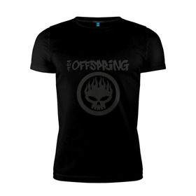 Мужская футболка премиум с принтом The Offspring classic logo в Белгороде, 92% хлопок, 8% лайкра | приталенный силуэт, круглый вырез ворота, длина до линии бедра, короткий рукав | группы | музыка | музыкальные группы | панк | рок | рок музыка