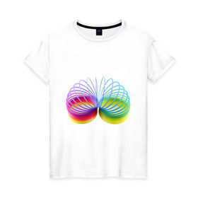 Женская футболка хлопок с принтом андамания в Белгороде, 100% хлопок | прямой крой, круглый вырез горловины, длина до линии бедер, слегка спущенное плечо | 90 | андамания | игрушки | ностальгия