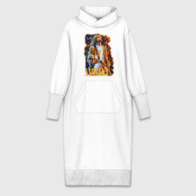 Платье удлиненное хлопок с принтом Nirvana Kurt Cobain в Белгороде,  |  | kurt cobain | nirvana | курт кобейн | нирвана