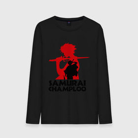 Мужской лонгслив хлопок с принтом Самурай Champloo в Белгороде, 100% хлопок |  | Тематика изображения на принте: anime | samurai champloo | аниме | анимэ | самурай чамплу