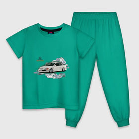 Детская пижама хлопок с принтом Honda ACCORD в Белгороде, 100% хлопок |  брюки и футболка прямого кроя, без карманов, на брюках мягкая резинка на поясе и по низу штанин
 | honda | honda accord | tourer | хонда аккорд | японские автомобили