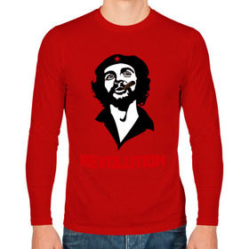 Мужской лонгслив хлопок с принтом Che Guevara Revolution в Белгороде, 100% хлопок |  | че гевара