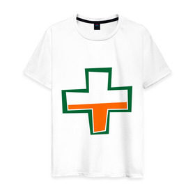 Мужская футболка хлопок с принтом TF2 Health в Белгороде, 100% хлопок | прямой крой, круглый вырез горловины, длина до линии бедер, слегка спущенное плечо. | team fortress 2 | tf2 health | игры