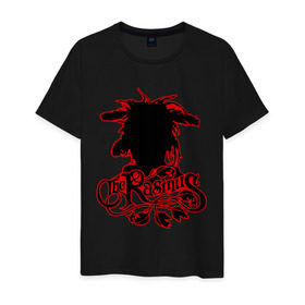 Мужская футболка хлопок с принтом The Rasmus (2) в Белгороде, 100% хлопок | прямой крой, круглый вырез горловины, длина до линии бедер, слегка спущенное плечо. | heavy metal | metal | rock | trash metal | метал | металл | рок | рок группа | рок группы | трэш метал | хеви метал