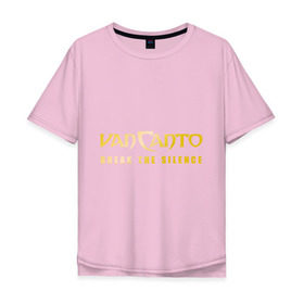 Мужская футболка хлопок Oversize с принтом Van Canto Rakka-Takka в Белгороде, 100% хлопок | свободный крой, круглый ворот, “спинка” длиннее передней части | ван канто | логотип ван канто | рака така | рэп