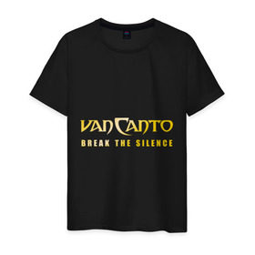 Мужская футболка хлопок с принтом Van Canto Rakka-Takka в Белгороде, 100% хлопок | прямой крой, круглый вырез горловины, длина до линии бедер, слегка спущенное плечо. | ван канто | логотип ван канто | рака така | рэп