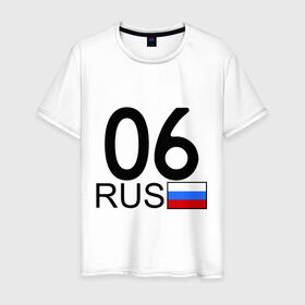 Мужская футболка хлопок с принтом Республика Ингушетия-06 в Белгороде, 100% хлопок | прямой крой, круглый вырез горловины, длина до линии бедер, слегка спущенное плечо. | 