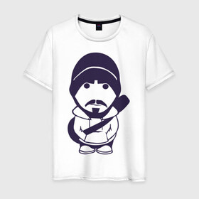 Мужская футболка хлопок с принтом Freestyler в Белгороде, 100% хлопок | прямой крой, круглый вырез горловины, длина до линии бедер, слегка спущенное плечо. | freestyler | rap | реп | русский рэп | рэп | фристайл