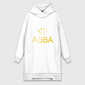 Платье-худи хлопок с принтом ABBA золото в Белгороде,  |  | abba | абба | музыка