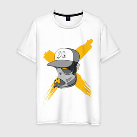 Мужская футболка хлопок с принтом Не болтай в Белгороде, 100% хлопок | прямой крой, круглый вырез горловины, длина до линии бедер, слегка спущенное плечо. | 