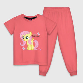 Детская пижама хлопок с принтом Nice Fluttershy в Белгороде, 100% хлопок |  брюки и футболка прямого кроя, без карманов, на брюках мягкая резинка на поясе и по низу штанин
 | fluttershy | nice | nice fluttershy | pony | мой маленький пони | пони
