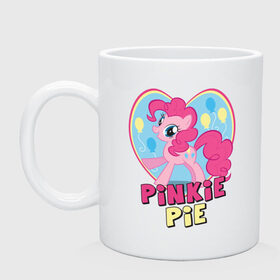 Кружка с принтом Pinkie Pie in my heart в Белгороде, керамика | объем — 330 мл, диаметр — 80 мм. Принт наносится на бока кружки, можно сделать два разных изображения | Тематика изображения на принте: heart | pinkie | pinkie pie in my heart | pony | детские | мой маленький пони | пони