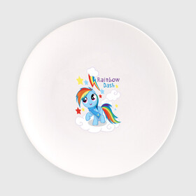 Тарелка с принтом Rainbow Dash в Белгороде, фарфор | диаметр - 210 мм
диаметр для нанесения принта - 120 мм | dash | pony | rainbow | rainbow dash | детские | мой маленький пони | пони