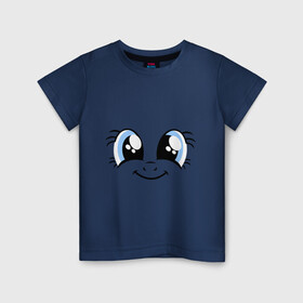 Детская футболка хлопок с принтом Мордочка Пинки Пай в Белгороде, 100% хлопок | круглый вырез горловины, полуприлегающий силуэт, длина до линии бедер | детские | детям | для детей | лицо | мой маленький пони | мордочка | пони | улыбка