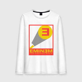 Мужской лонгслив хлопок с принтом The Eminem show в Белгороде, 100% хлопок |  | eminem | зарубежный рэп | музыка | репчик | рэп | эменем | эминем