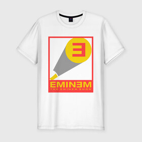Мужская футболка премиум с принтом The Eminem show в Белгороде, 92% хлопок, 8% лайкра | приталенный силуэт, круглый вырез ворота, длина до линии бедра, короткий рукав | eminem | зарубежный рэп | музыка | репчик | рэп | эменем | эминем