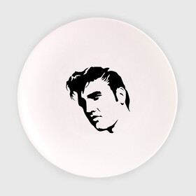 Тарелка с принтом Элвис Пресли. (Elvis Presley) в Белгороде, фарфор | диаметр - 210 мм
диаметр для нанесения принта - 120 мм | rocknroll | лицо | музыка | певец | ретро | рок н ролл