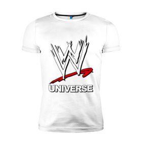 Мужская футболка премиум с принтом WWE universe в Белгороде, 92% хлопок, 8% лайкра | приталенный силуэт, круглый вырез ворота, длина до линии бедра, короткий рукав | джон сина