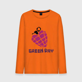 Мужской лонгслив хлопок с принтом Green day is love в Белгороде, 100% хлопок |  | billie joe armstrong | green day | green day t shirt | rock | билли джо армстронг | граната | грин дэй | любовь | музыка | рок группа | рука | сердце