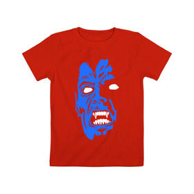 Детская футболка хлопок с принтом Вампир (Vampire) в Белгороде, 100% хлопок | круглый вырез горловины, полуприлегающий силуэт, длина до линии бедер | vampire | вампир