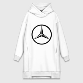 Платье-худи хлопок с принтом Mercedes Benz logo в Белгороде,  |  | mercedes | mercedes benz | логотип mercedes | логотип mercedes benz | логотип мерседерс бенс | мерен | мерседерс | мерседерс бенс