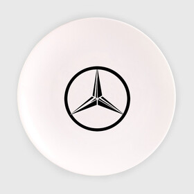 Тарелка с принтом Mercedes-Benz logo в Белгороде, фарфор | диаметр - 210 мм
диаметр для нанесения принта - 120 мм | Тематика изображения на принте: mercedes | mercedes benz | логотип mercedes | логотип mercedes benz | логотип мерседерс бенс | мерен | мерседерс | мерседерс бенс