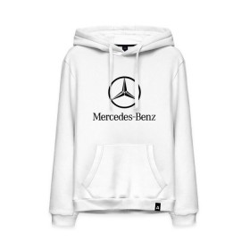 Мужская толстовка хлопок с принтом Logo Mercedes-Benz в Белгороде, френч-терри, мягкий теплый начес внутри (100% хлопок) | карман-кенгуру, эластичные манжеты и нижняя кромка, капюшон с подкладом и шнурком | mercedes | mercedes benz | логотип mercedes | логотип mercedes benz | логотип мерседерс бенс | мерен | мерседерс | мерседерс бенс