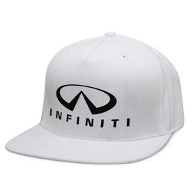 Кепка снепбек с прямым козырьком с принтом Infiniti logo в Белгороде, хлопок 100% |  | infiniti автомобиль | автомобиль инфинити | инфинити | логотип infiniti | логотип инфинити