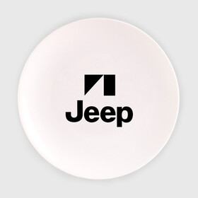 Тарелка 3D с принтом Jeep logo в Белгороде, фарфор | диаметр - 210 мм
диаметр для нанесения принта - 120 мм | Тематика изображения на принте: jeep | автомобиль jeep | автомобиль джип | джип | логотип jeep | логотип джип