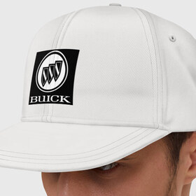 Кепка снепбек с прямым козырьком с принтом Buick лого в Белгороде, хлопок 100% |  | buick | автомобиль buick | логотип buick