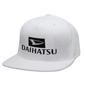 Кепка снепбек с прямым козырьком с принтом Daihatsu в Белгороде, хлопок 100% |  | daihatsu | автомобиль daihatsu | логотип daihatsu