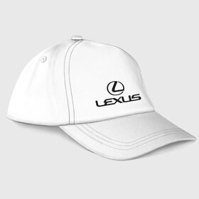 Бейсболка с принтом Lexus logo в Белгороде, 100% хлопок | классический козырек, металлическая застежка-регулятор размера | lexus | автобренды | автолюбителям | бренд | лексус | логотип