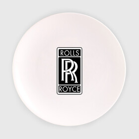 Тарелка 3D с принтом Rolls-Royce в Белгороде, фарфор | диаметр - 210 мм
диаметр для нанесения принта - 120 мм | rolls royce | rr | автобренды | автолюбителям | бренд | логотип | ролл ройс | ролс ройс
