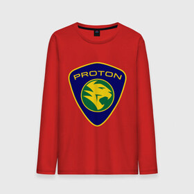 Мужской лонгслив хлопок с принтом Proton logo в Белгороде, 100% хлопок |  | proton | автобренды | автолюбителям | бренд | для автовладельцев | для автолюбителей | логотип | протон