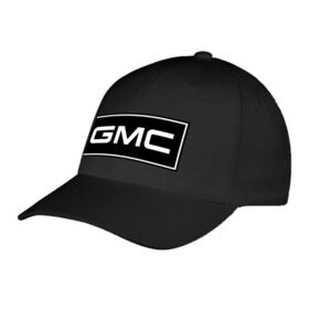 Бейсболка с принтом GMC logo в Белгороде, 100% хлопок | классический козырек, металлическая застежка-регулятор размера | gmc | дженерал моторс | логотип | машина