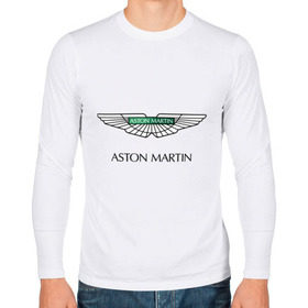 Мужской лонгслив хлопок с принтом Aston Martin logo в Белгороде, 100% хлопок |  | Тематика изображения на принте: aston martin | автобренды | автолюбителям | астин мартин | астон мартин | бренд | для автовладельцев | для автолюбителей | логотип
