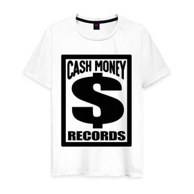 Мужская футболка хлопок с принтом Cash money records в Белгороде, 100% хлопок | прямой крой, круглый вырез горловины, длина до линии бедер, слегка спущенное плечо. | dollar | swag | swag style | доллар | одежда сваг | сваг | сваг стиль | свег | свог | свэг