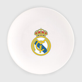 Тарелка с принтом Real Madrid в Белгороде, фарфор | диаметр - 210 мм
диаметр для нанесения принта - 120 мм | Тематика изображения на принте: real madrid | реал | реал мадрид | фанаты | фк | футбол | футбольные клубы | футбольным фанатам