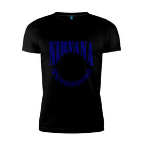 Мужская футболка премиум с принтом Nevermind Nirvana в Белгороде, 92% хлопок, 8% лайкра | приталенный силуэт, круглый вырез ворота, длина до линии бедра, короткий рукав | kurt kobain | nirvana | курт кобейн | музыкальные группы | нирвана | рок группы