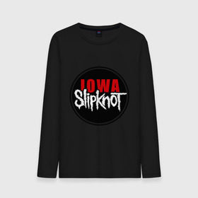 Мужской лонгслив хлопок с принтом Slipknot iowa logo в Белгороде, 100% хлопок |  | metall | punk | rock | slipknot | метал | металл | нью метал | панк | панк рок | рок | слипкнот