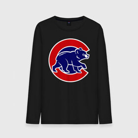 Мужской лонгслив хлопок с принтом Chicago Cubs logo в Белгороде, 100% хлопок |  | baseball | chicago cubs bear | бейсбол | спорт | чикаго