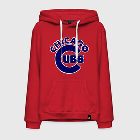 Мужская толстовка хлопок с принтом Chicago Cubs logotype в Белгороде, френч-терри, мягкий теплый начес внутри (100% хлопок) | карман-кенгуру, эластичные манжеты и нижняя кромка, капюшон с подкладом и шнурком | baseball | chicago cubs bear | бейсбол | спорт | чикаго